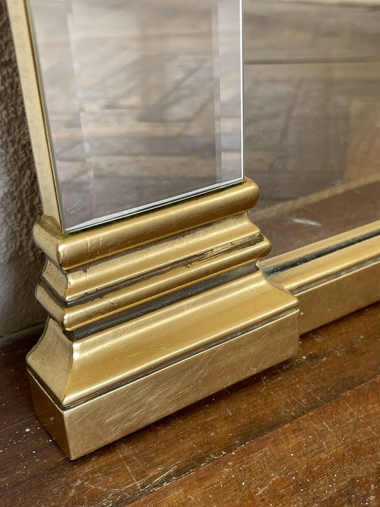 Set Deknudt mirrors with gold frame