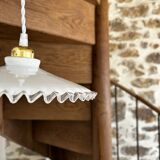 Vintage opaline suspension