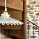 Vintage opaline suspension