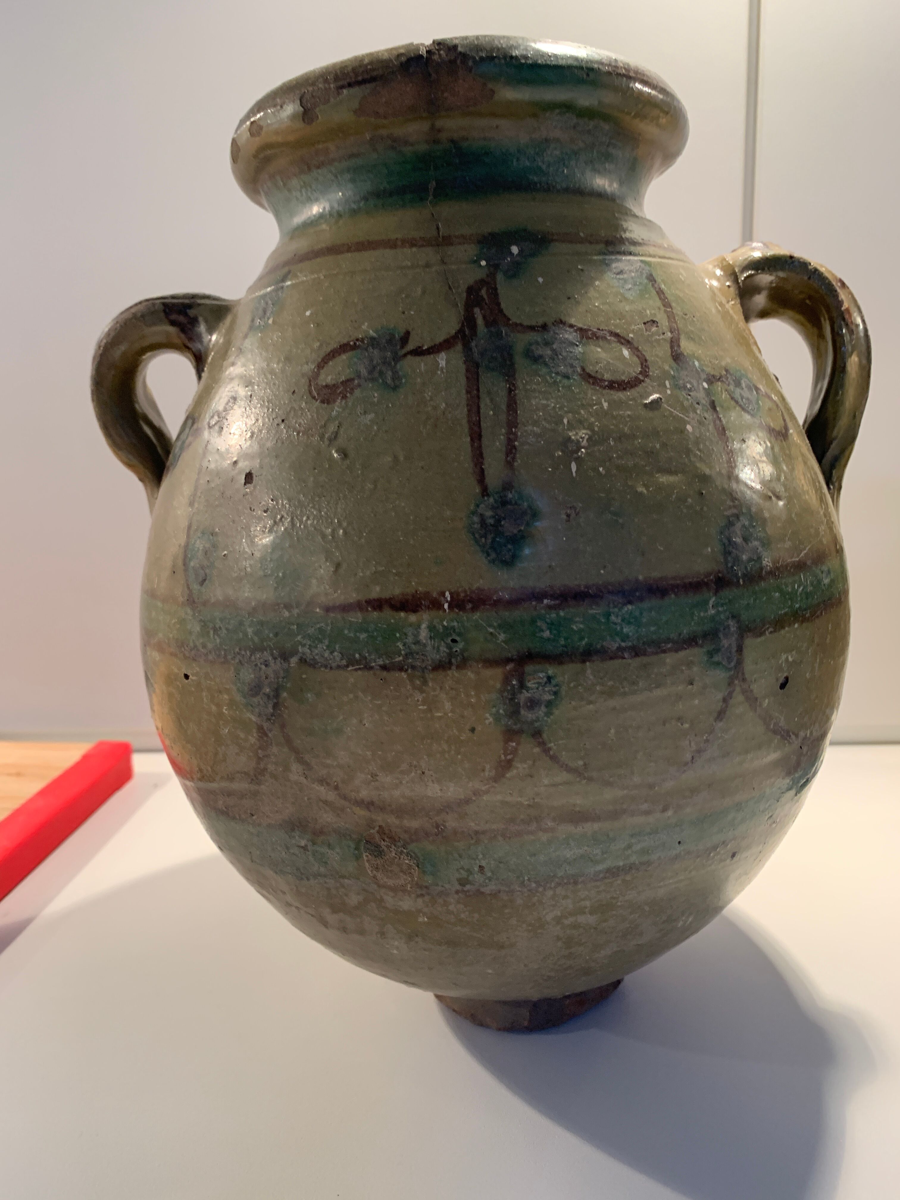 Pair of eared jars beginning. XX° North Africa