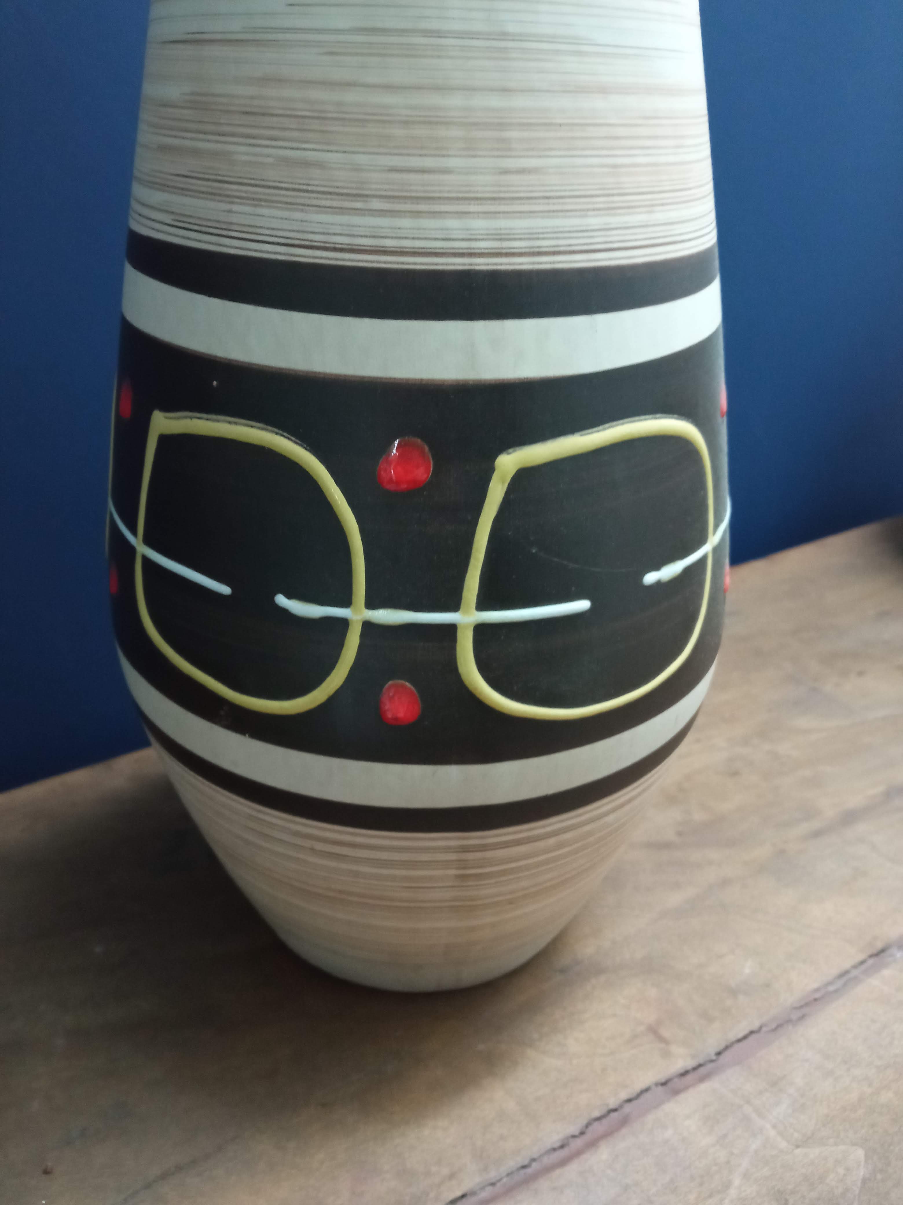 German modernist ceramic vase Carstens