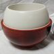 Ice bucket in the shape of an apple, chrome metal and red Bakelite, France, 70s