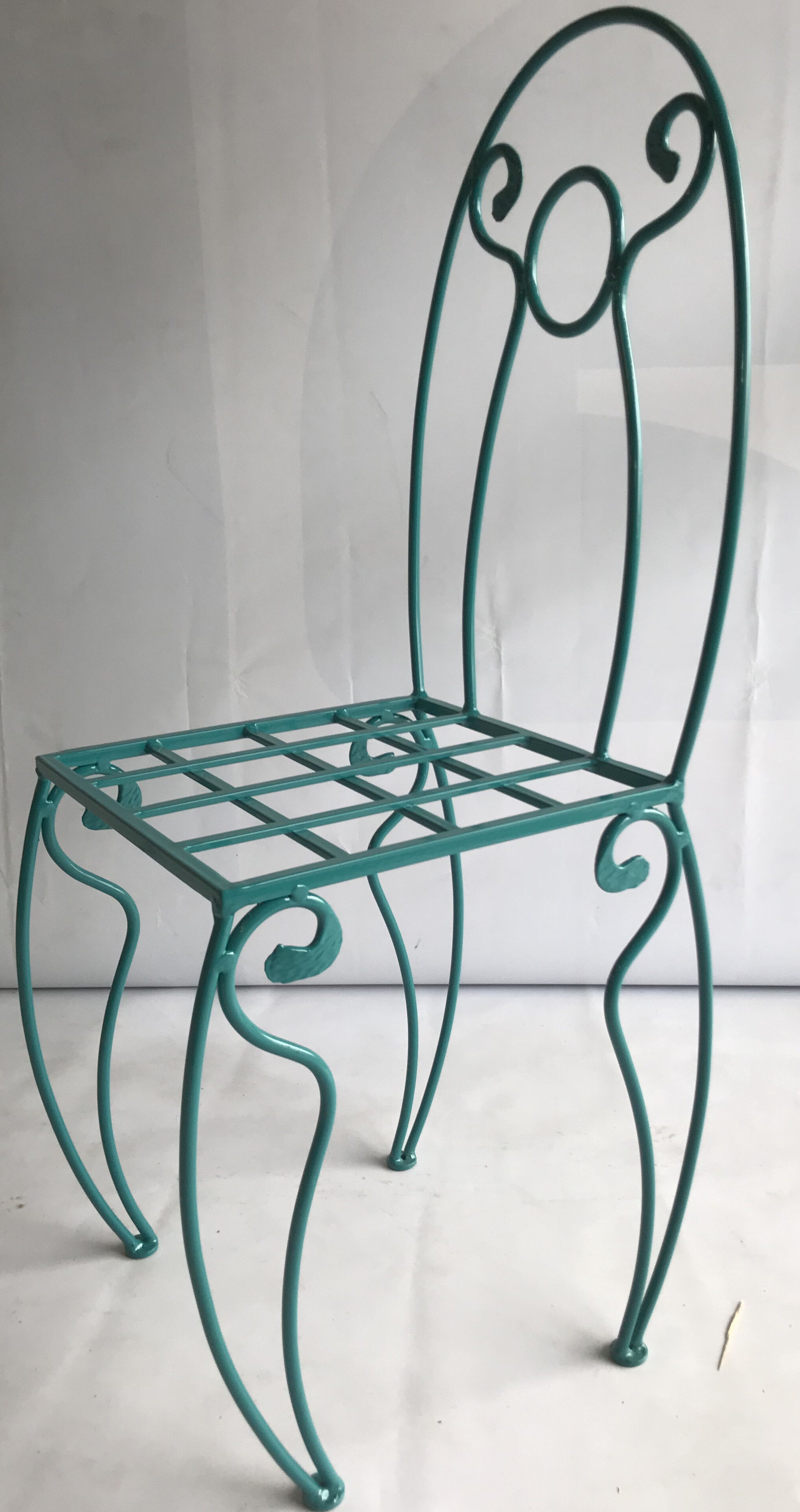 Art Deco wrought iron chair