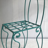 Chaise en fer forgé Art Déco