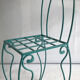 Art Deco wrought iron chair