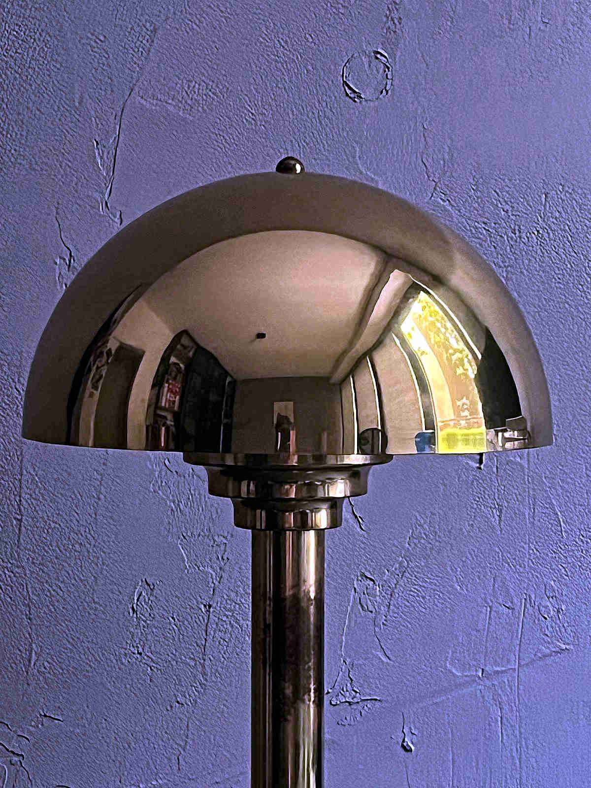 Wbs  – vintage german brass table lamp