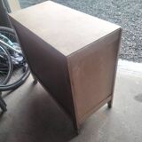 Sanded wooden chest of drawers