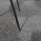 Pair of vintage glass topped side tables