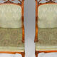 Salon Art Nouveau, ensemble de 4 éléments, vers 1900