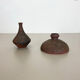 Set of 2 Studio Pottery Sculptural Objects Gerhard Liebenthron, Germany, 1970s