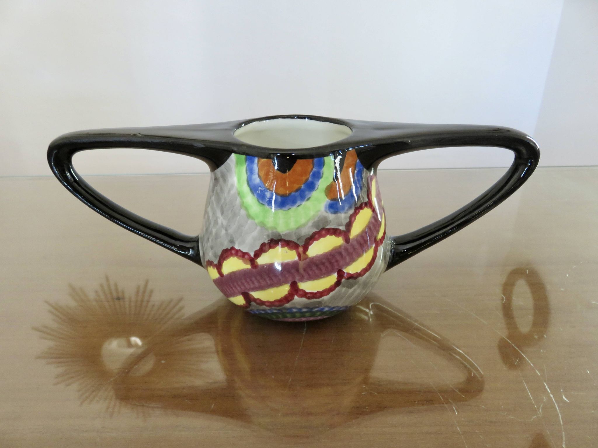 Vase Eva Zeisel, Schramberg pottery, Gobelin 1 model, Art Deco, Bauhaus