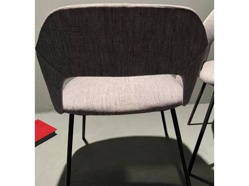Pair of barrel chairs from the 1950s, in the style of Pierre Guariche.