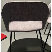 Pair of barrel chairs from the 1950s, in the style of Pierre Guariche.