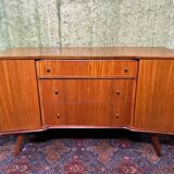Mid century retro vintage teak small sideboard by William Lawrence 1960