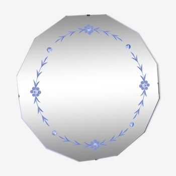 Romantic-style mirror diameter 51 cm