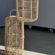 Small lantern-shaped rattan suspension H35 D15