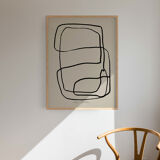 Abstract giclee art print, a3