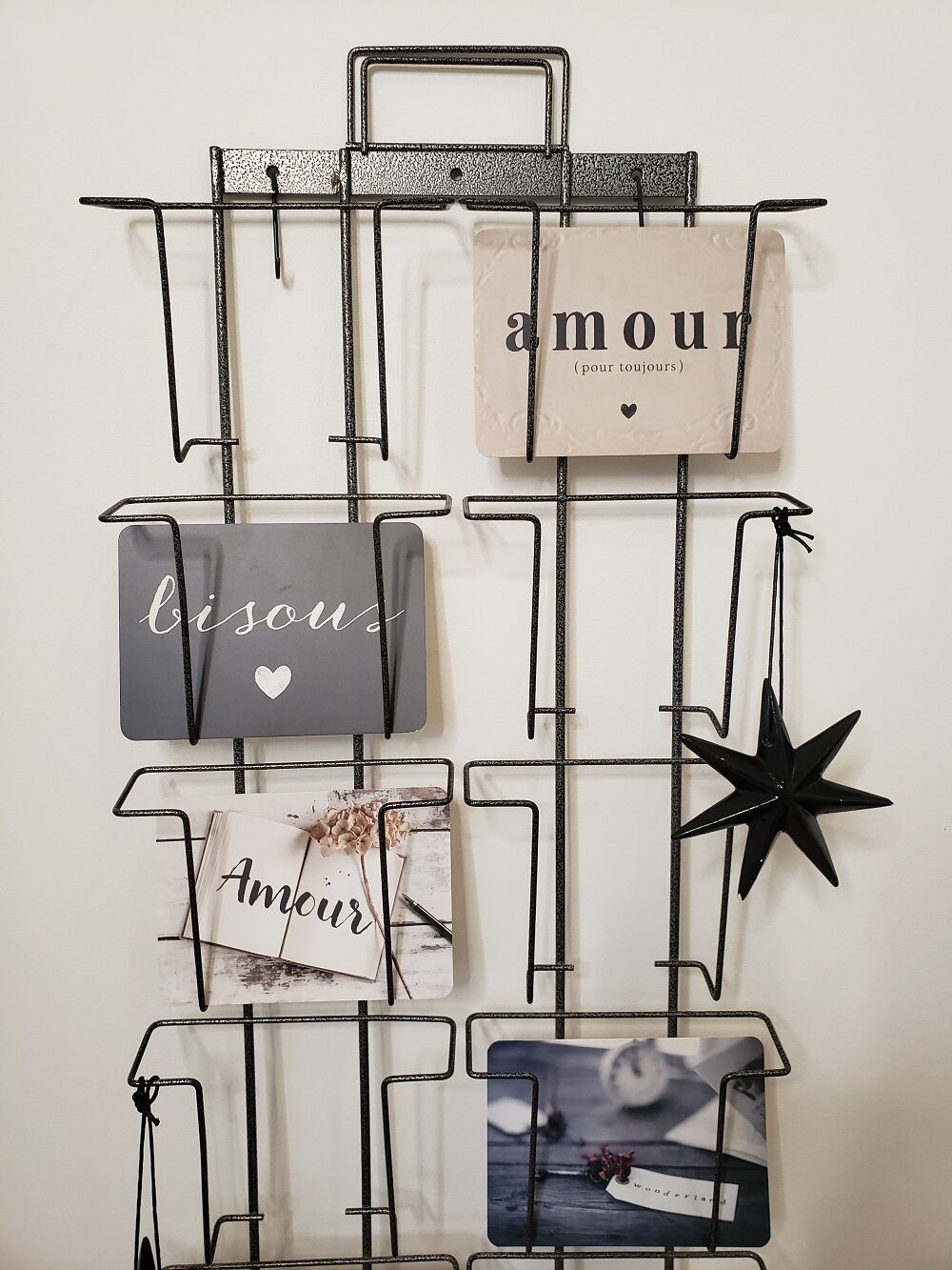 Wall card holder