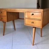 Bureau design 1960, pieds compas