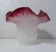 Old pink glass paste tulip