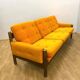 Mid-century retro vintage Czech seating set (armchairs and sofa), 1970s