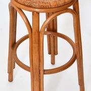 Vintage bar furniture with these two rattan stools from the 1960s/70s