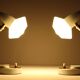 Mid-century table lamps, France, 1960s.
