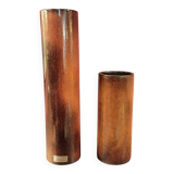Pair of cylinder vases