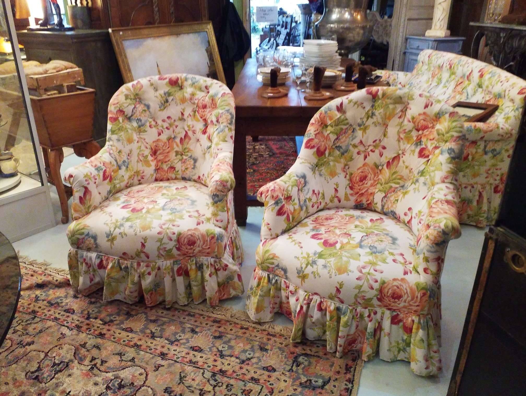 Fauteuils crapauds