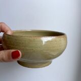 Ceramic bowl / glazed pottery signed 60s-70s