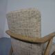 Danish Oak & Wool Armchairs, 1960s, Set of 2