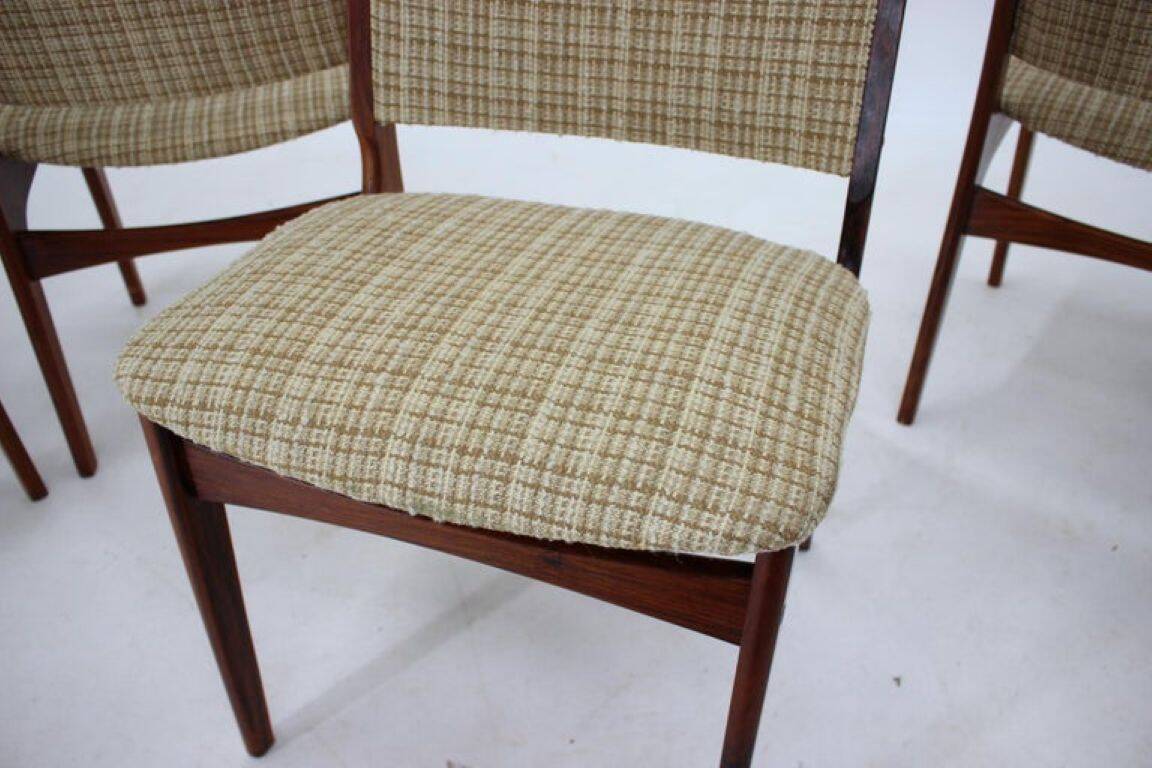 1960s Johannes Andersen Dining Chairs, set of 6, Denmark