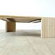 Travertine Coffee Table 1970s, Italy