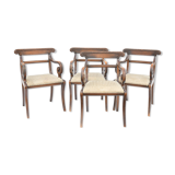 4 bar-back chairs