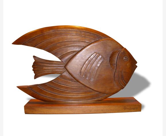 Sculpture art déco poisson | Selency