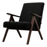 Mid Century Easy Chair Model B - 310 Var in Black Buckle