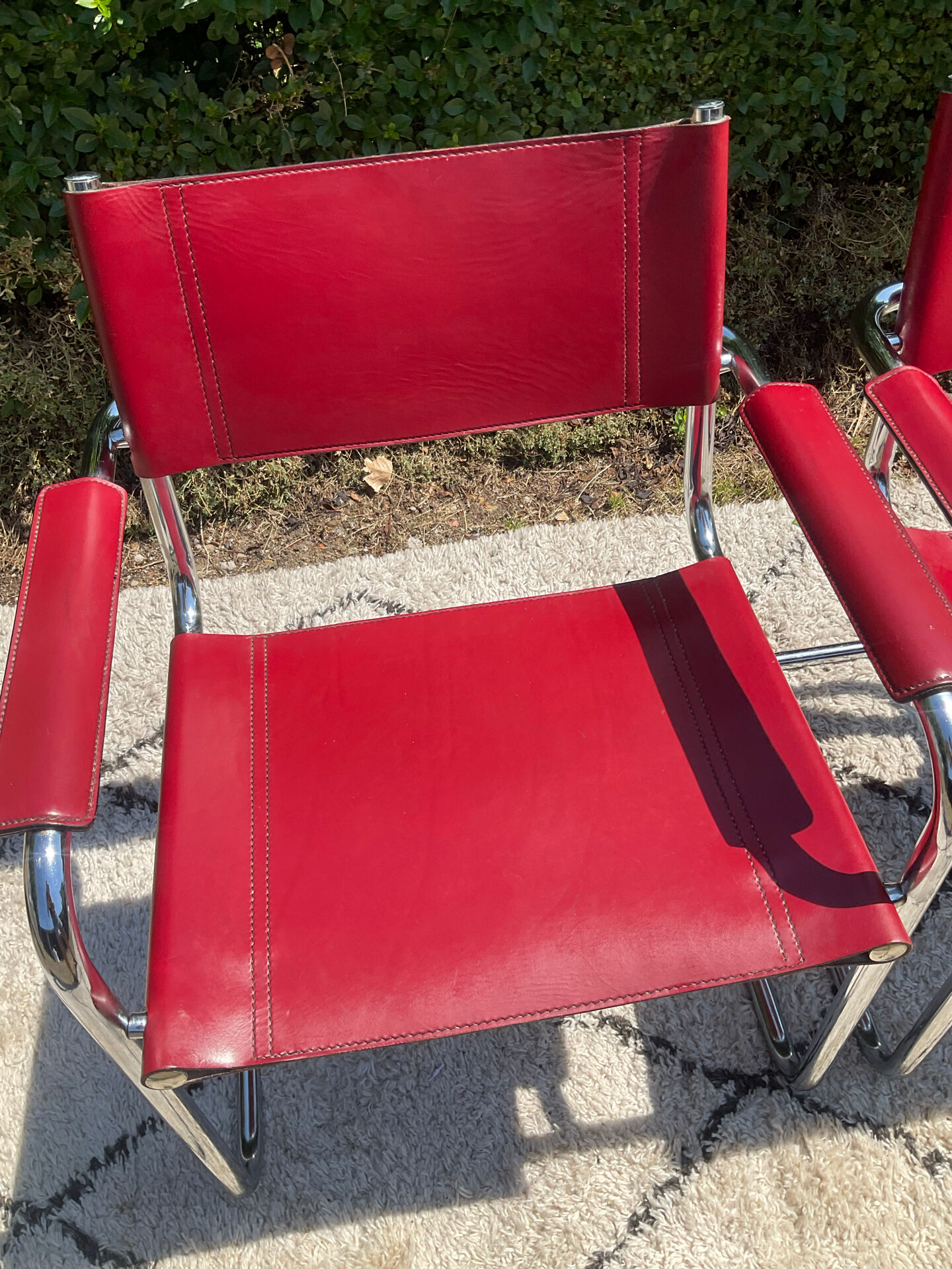 Paire de fauteuils Cantilever style Mart Stam