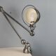 Jieldé desk lamp 2 arms 40cm industrial graphite vice Jean Louis Domecq vintage