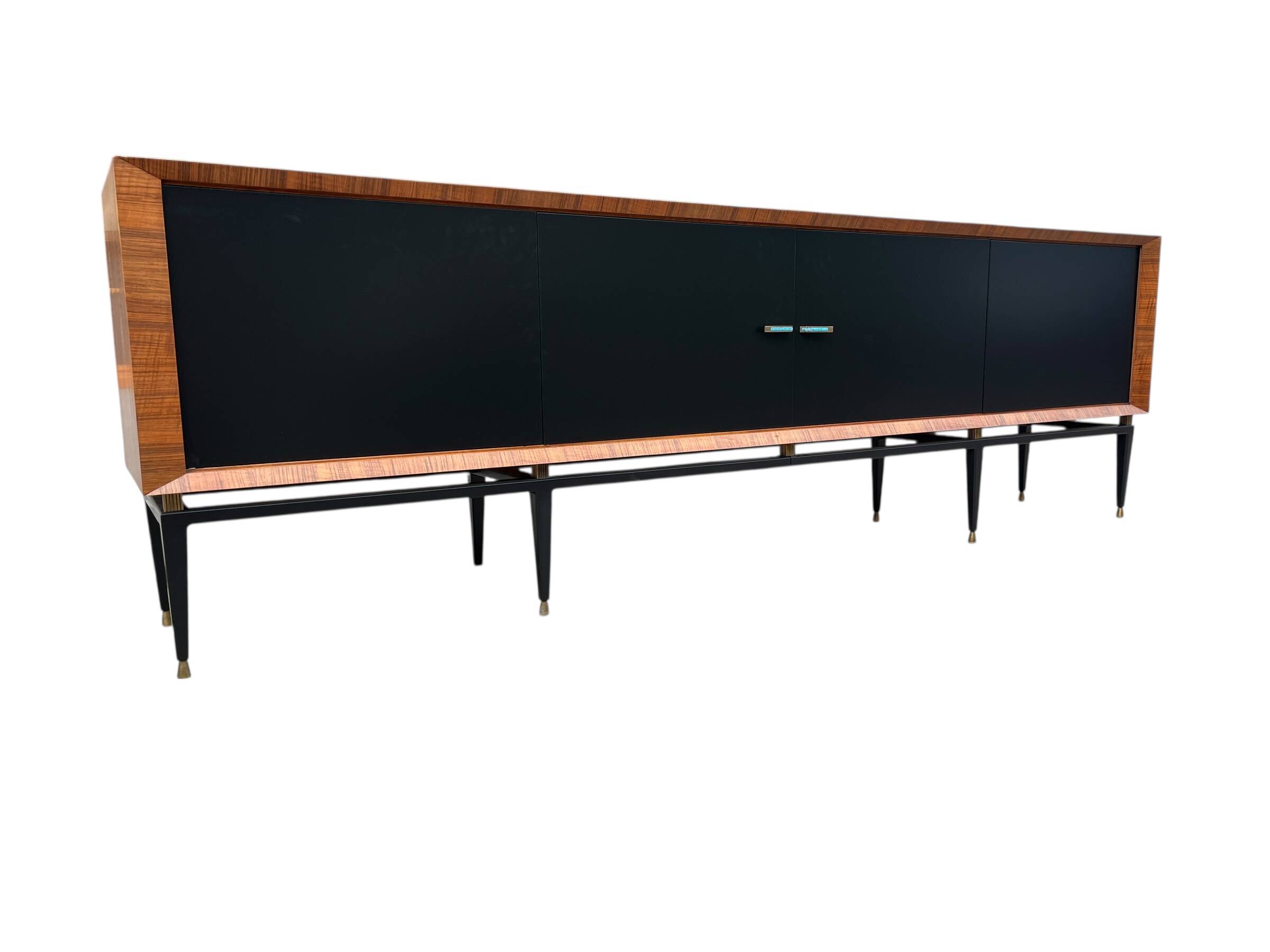 Buffet français, années 1950, noyer