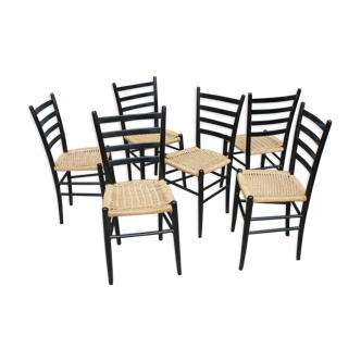 Set of 6 chairs 1960