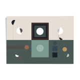 Illustration, jardin et temple