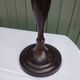 Pair of 5-light metal candlesticks