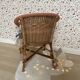 Wicker armchair
