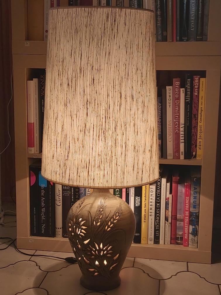 Fonck lamp and Matéo Vallauris ceramic open