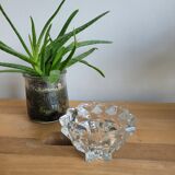 Star thick glass candle holder