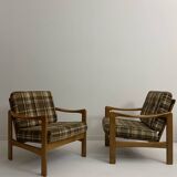 Vintage teak armchairs