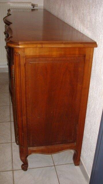 Regency style buffet in solid cherry wood