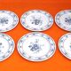 6 assiettes plates / 1 plat de service   décor floral