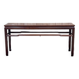 Asian-style ipe console from the 1970s