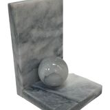 Vintage bookends marble 80s design bookend
